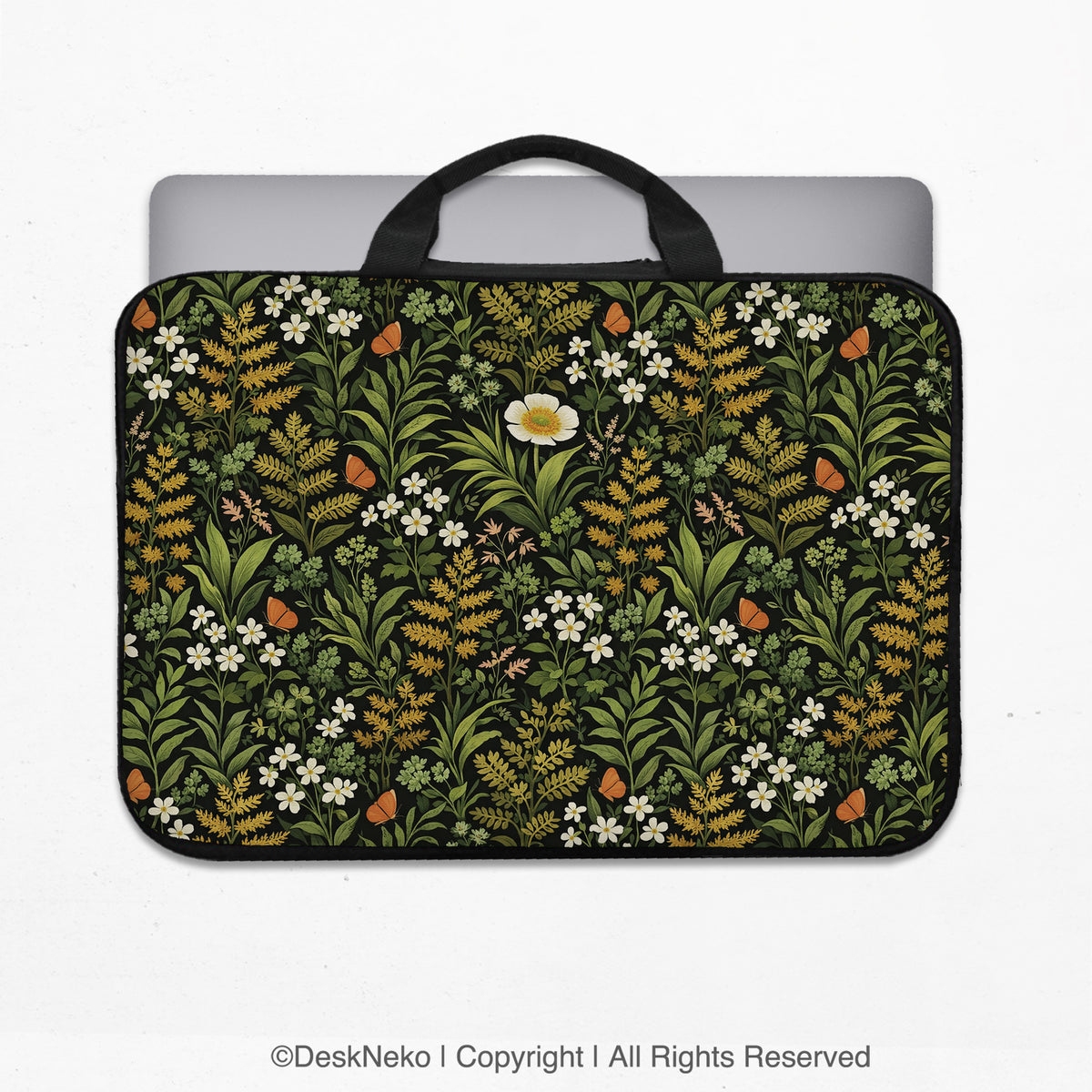 Wildflower laptop sleeve & bag
