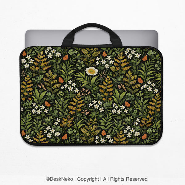 Wildflower laptop sleeve & bag