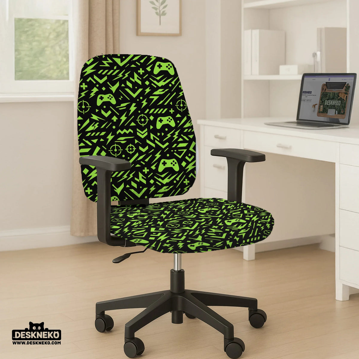 Neon gaming chair cover