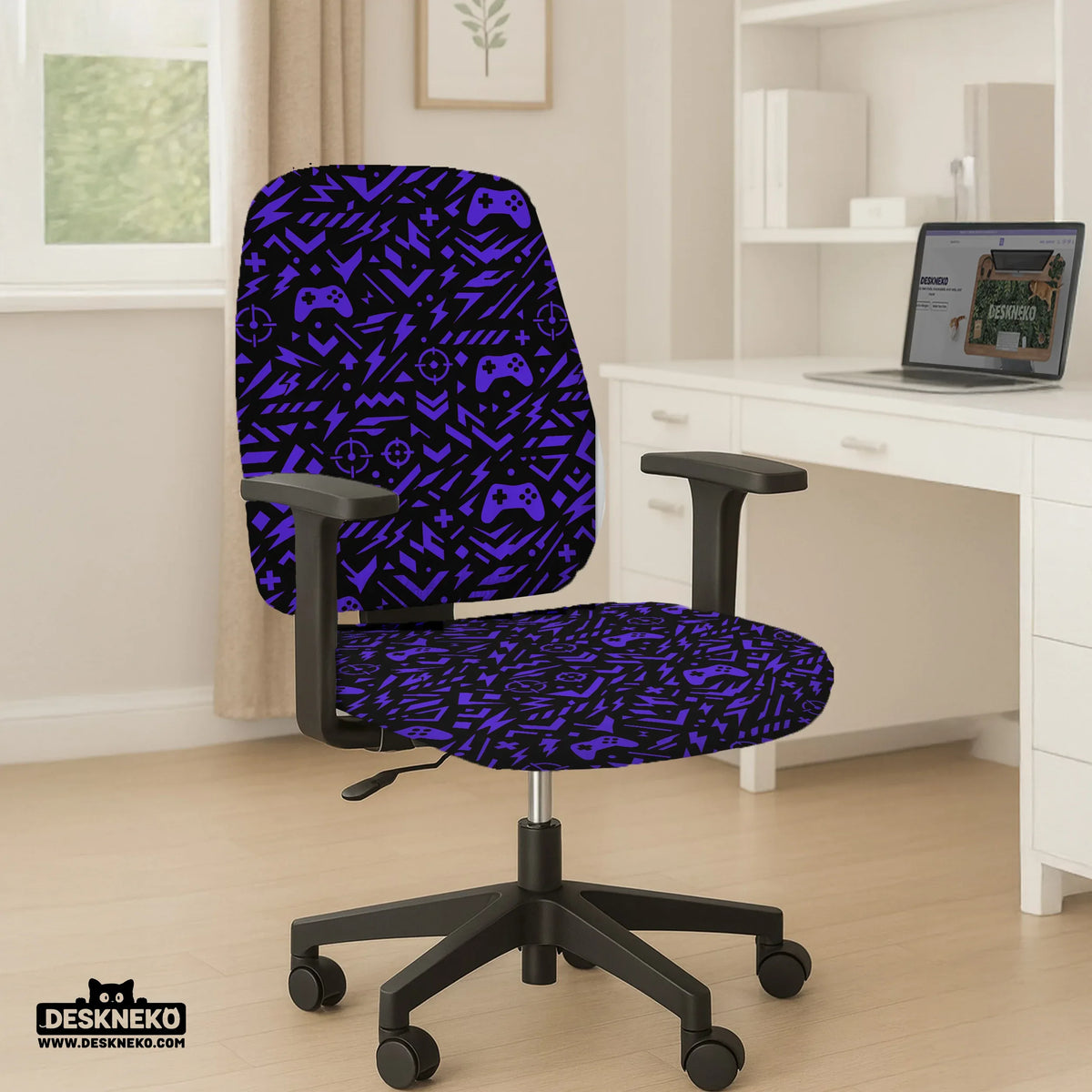 Purple chair cover