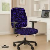 Purple chair cover