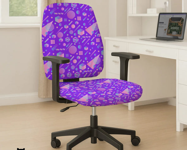 Geometric chair cover