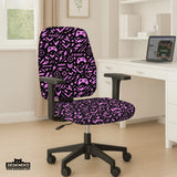 Black & pink chair cover