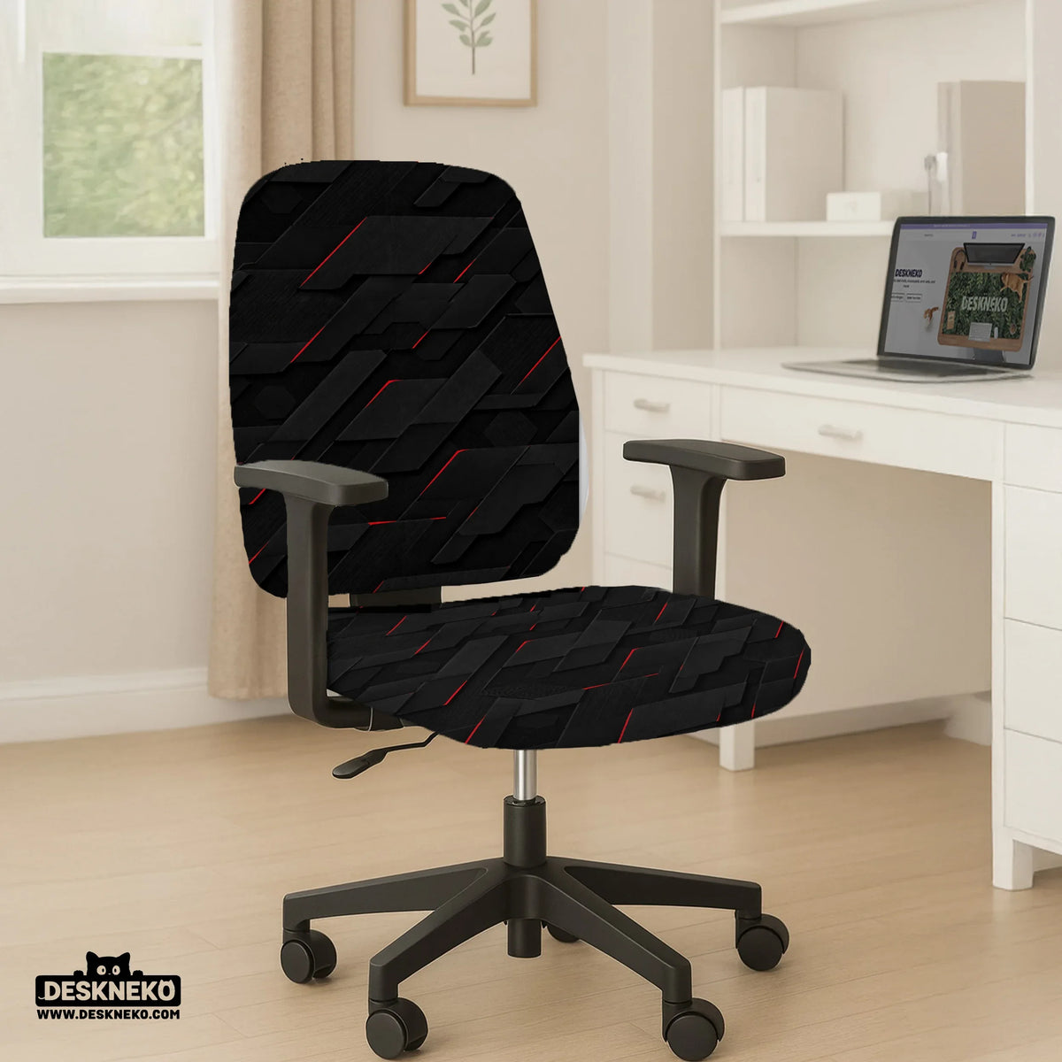 Black tech chair cover