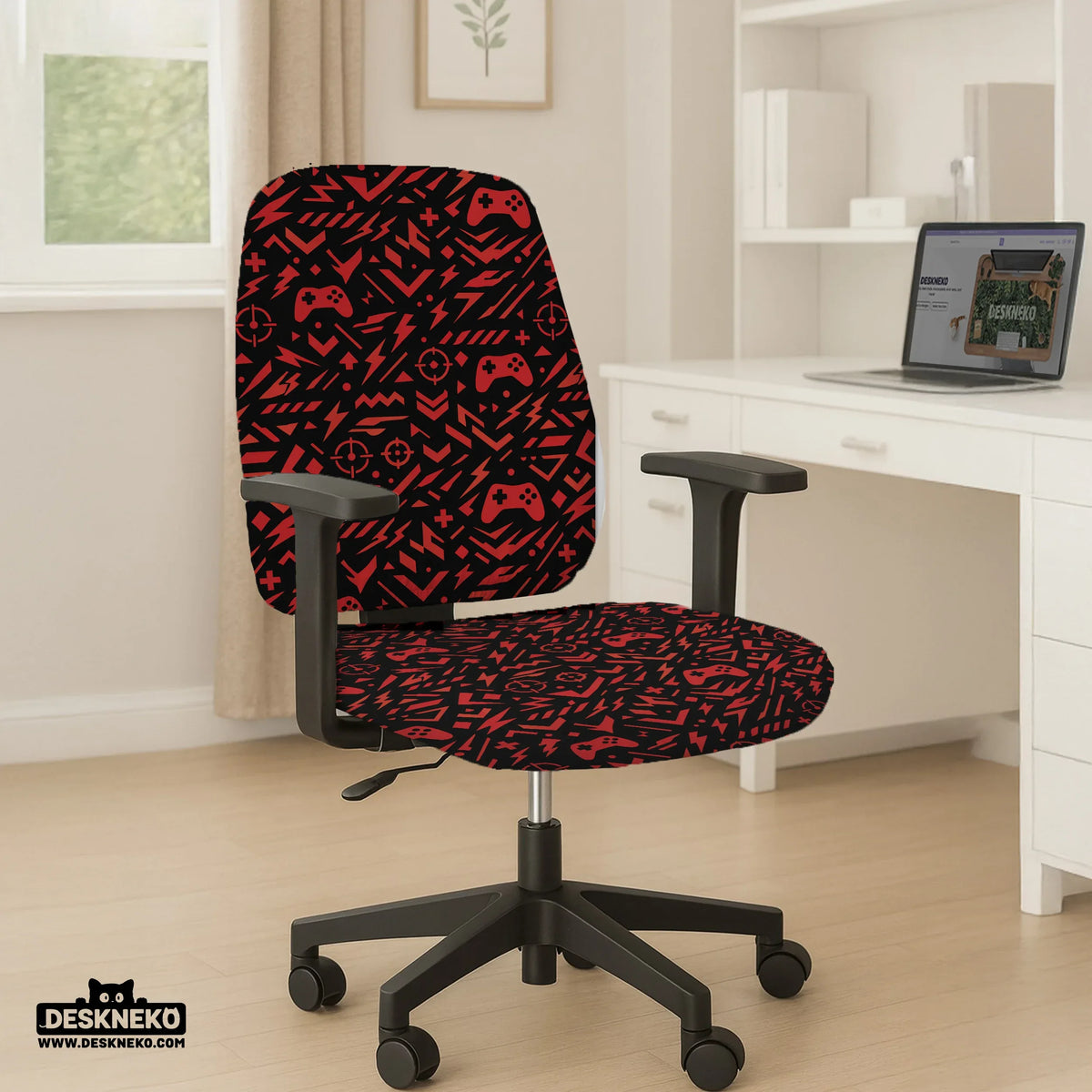Red gaming chair cover