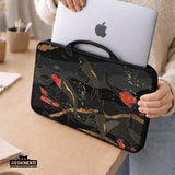 Koi waves laptop sleeve