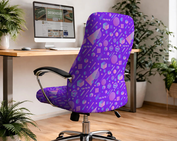 Geometric chair cover