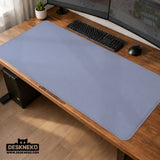 Pastel blue desk mat, periwinkle mousepad for clean desk setup