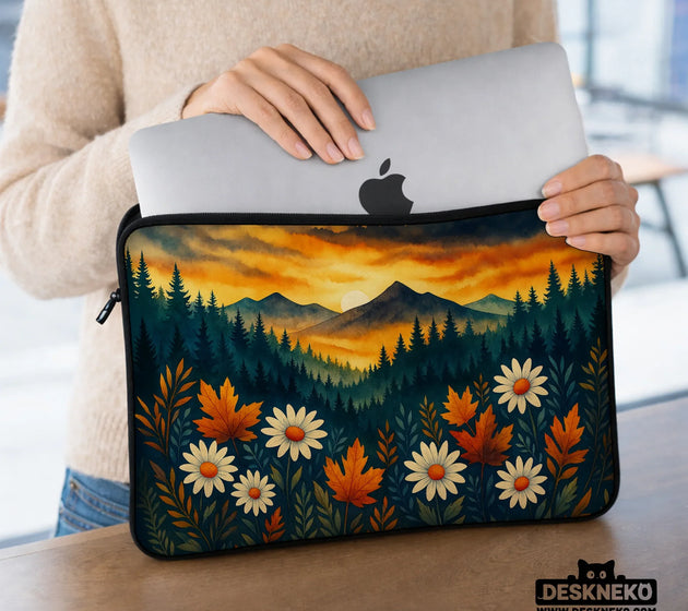 Autumn mountain laptop sleeve & bag