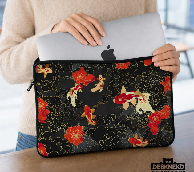 Koi fish laptop sleeve & bag