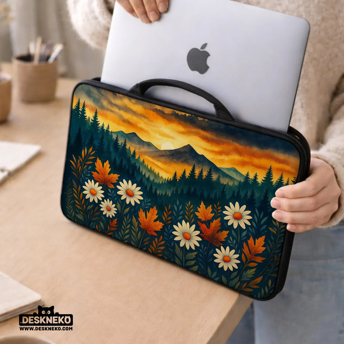 Autumn Mountain Laptop Sleeve & Bag - Laptop Sleeve - Deskneko - Laptop Sleeves & Bags
