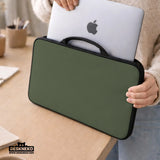 Midnight olive laptop sleeve