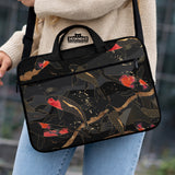 Koi waves laptop sleeve