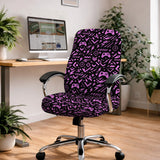 Black & pink chair cover