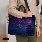 Dark sakura night laptop sleeves & bags
