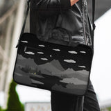 Black cat mountains laptop sleeve & bag