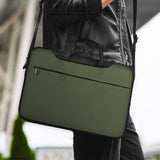 Midnight olive laptop sleeve