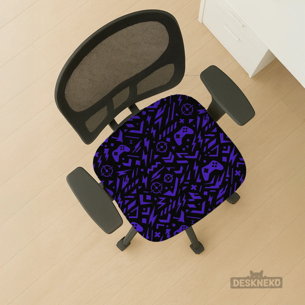 Purple chair cover