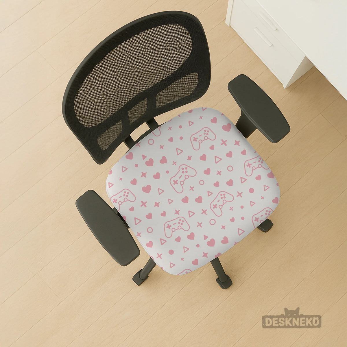 Pink gamer chair cover