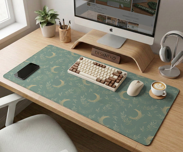 Celestial Moon Desk Mat - Desk Mat - Deskneko - Desk Mats & Mousepads