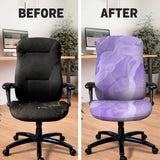 Purple marble chair cover