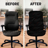 Black tech chair cover