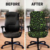 Neon gaming chair cover