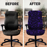 Purple chair cover