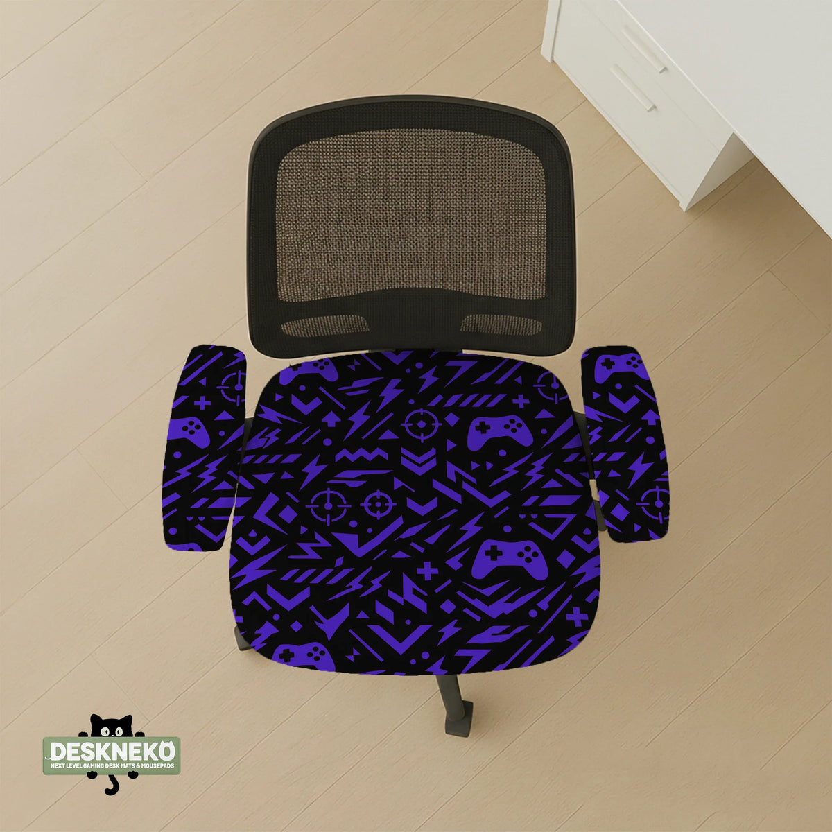 Purple chair cover