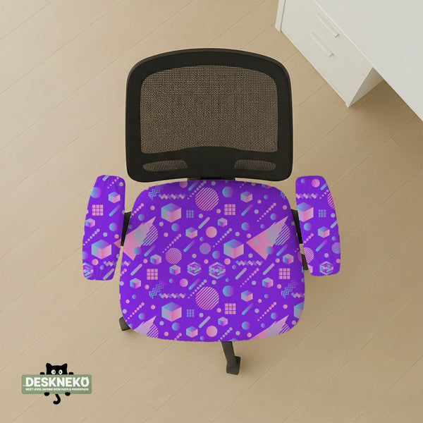 Geometric Chair Cover - Deskneko