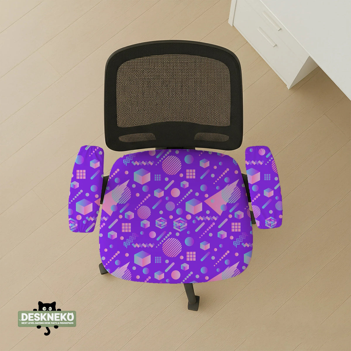 Geometric chair cover
