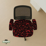 Red gaming chair cover
