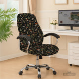 Woodland pattern desk chair cover