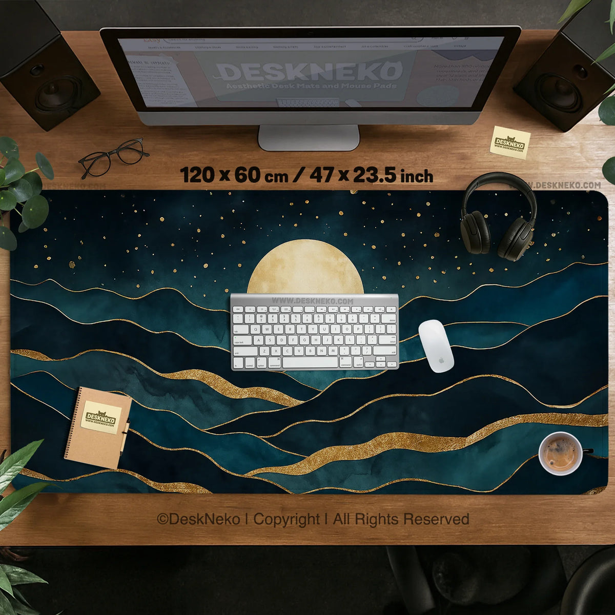Moonrise desk mat
