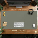 Eucalyptus sage desk mat, minimalist extended mousepad