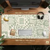Positive affirmations desk mat mousepad