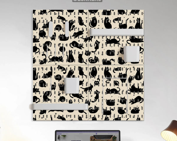 Black cats pegboard