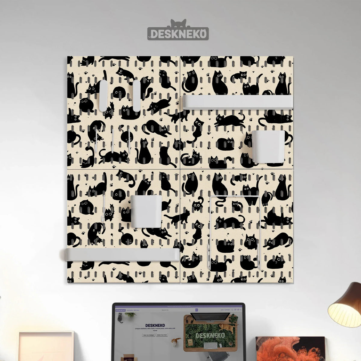 Black cats pegboard