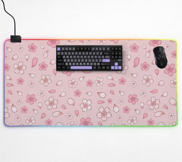 Sakura gaming desk mat