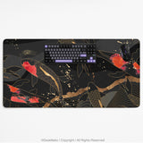 Koi waves desk mat