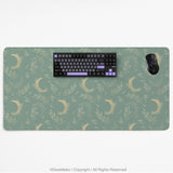 Celestial moon desk mat