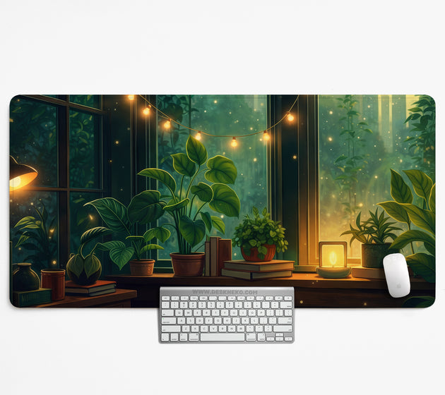 Lofi aesthetic desk mat mousepad
