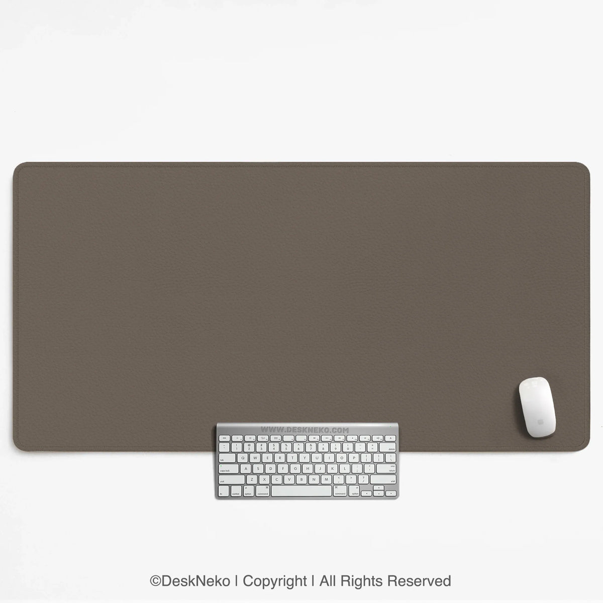Cocoa Brown Minimalist - Deskneko