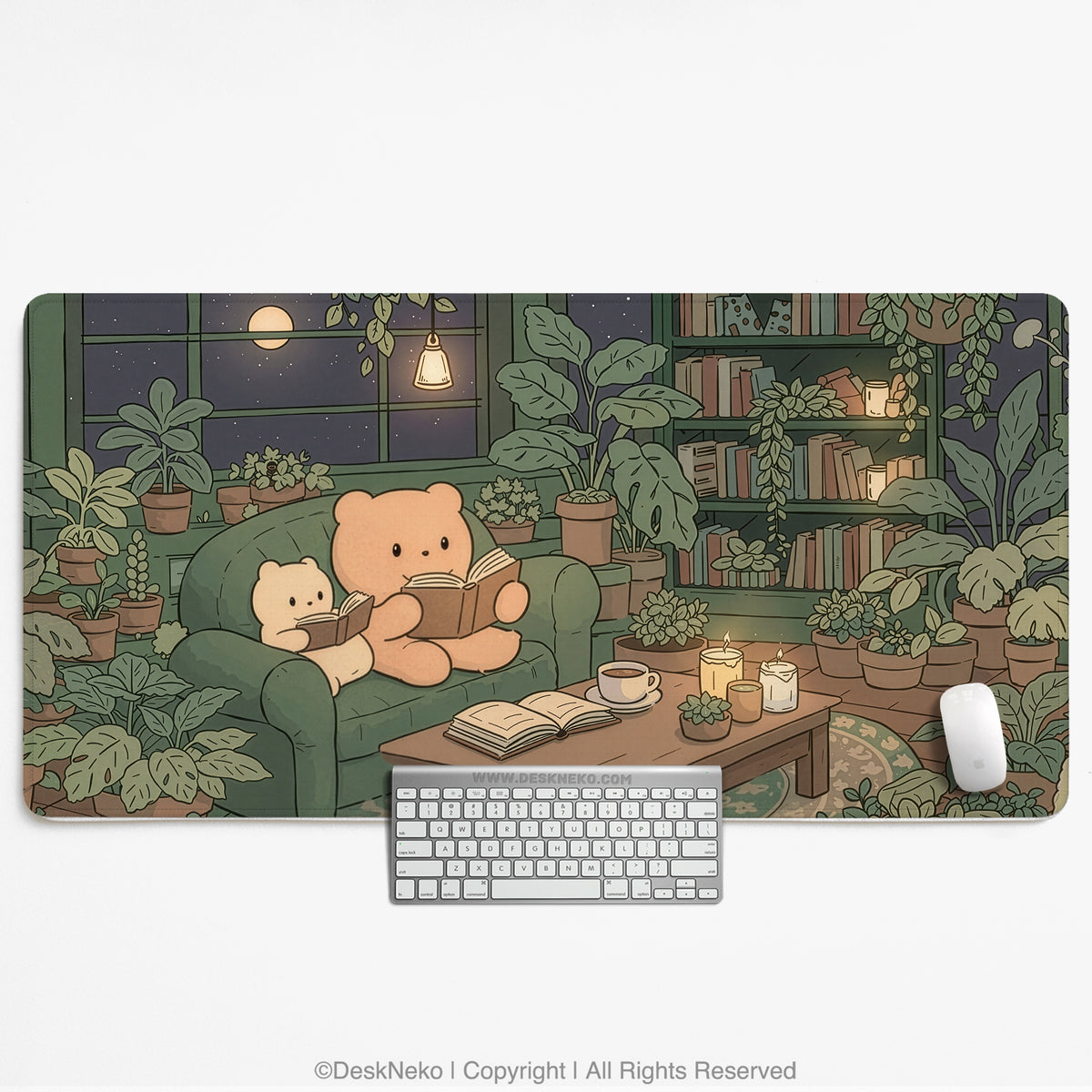 Cute bears desk mat mouse pad