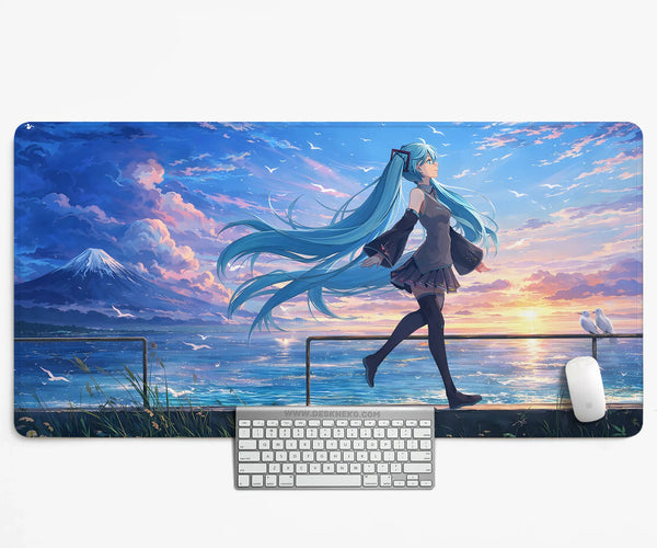 Anime Girl Landscape - Deskneko