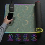 Celestial moon desk mat