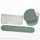 Celestial moon ergonomic wrist rest set