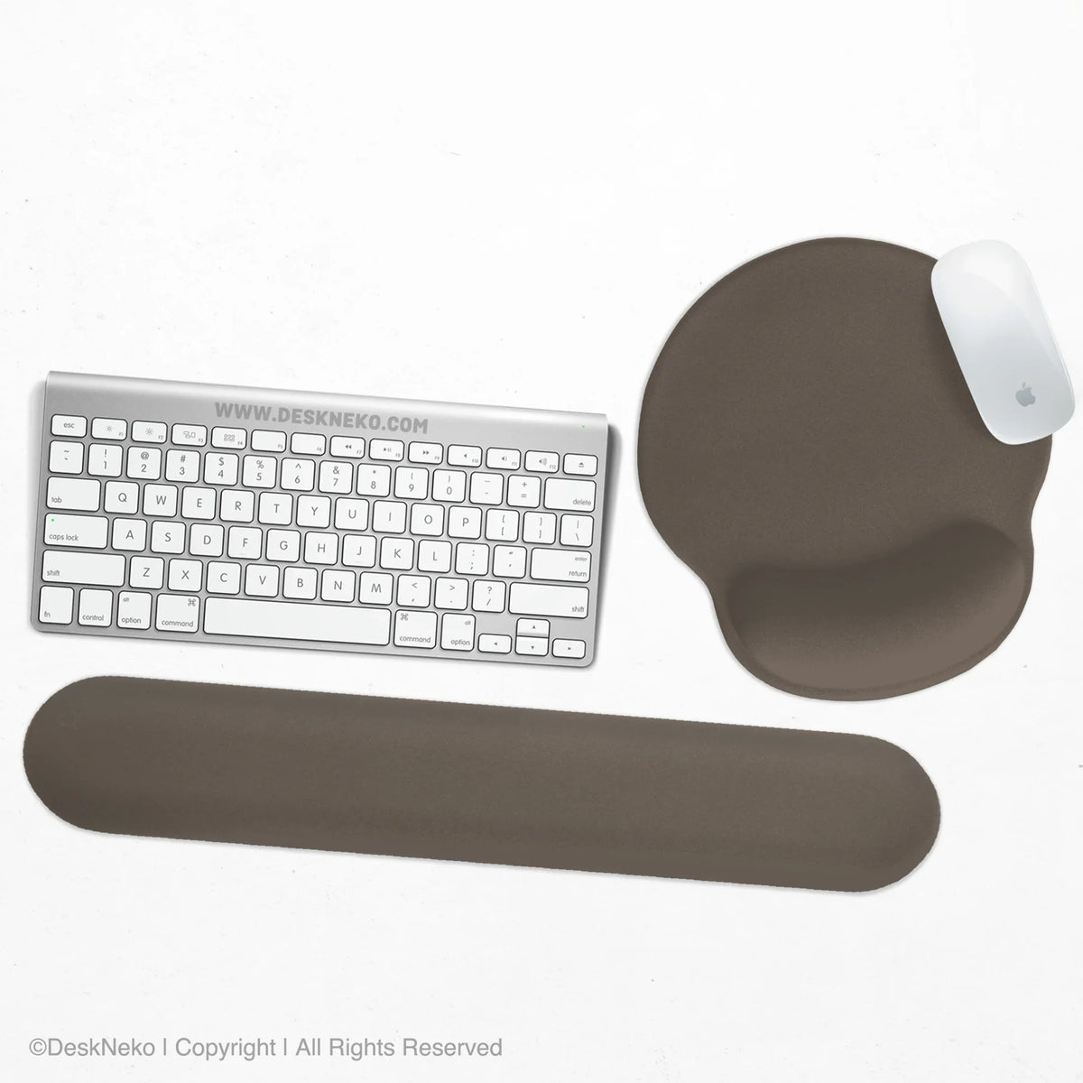 Cocoa ergonomic mousepad / keyboard wrist rest
