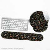 Woodland pattern wrist rest