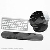 Midnight cat mountains ergonomic mousepad